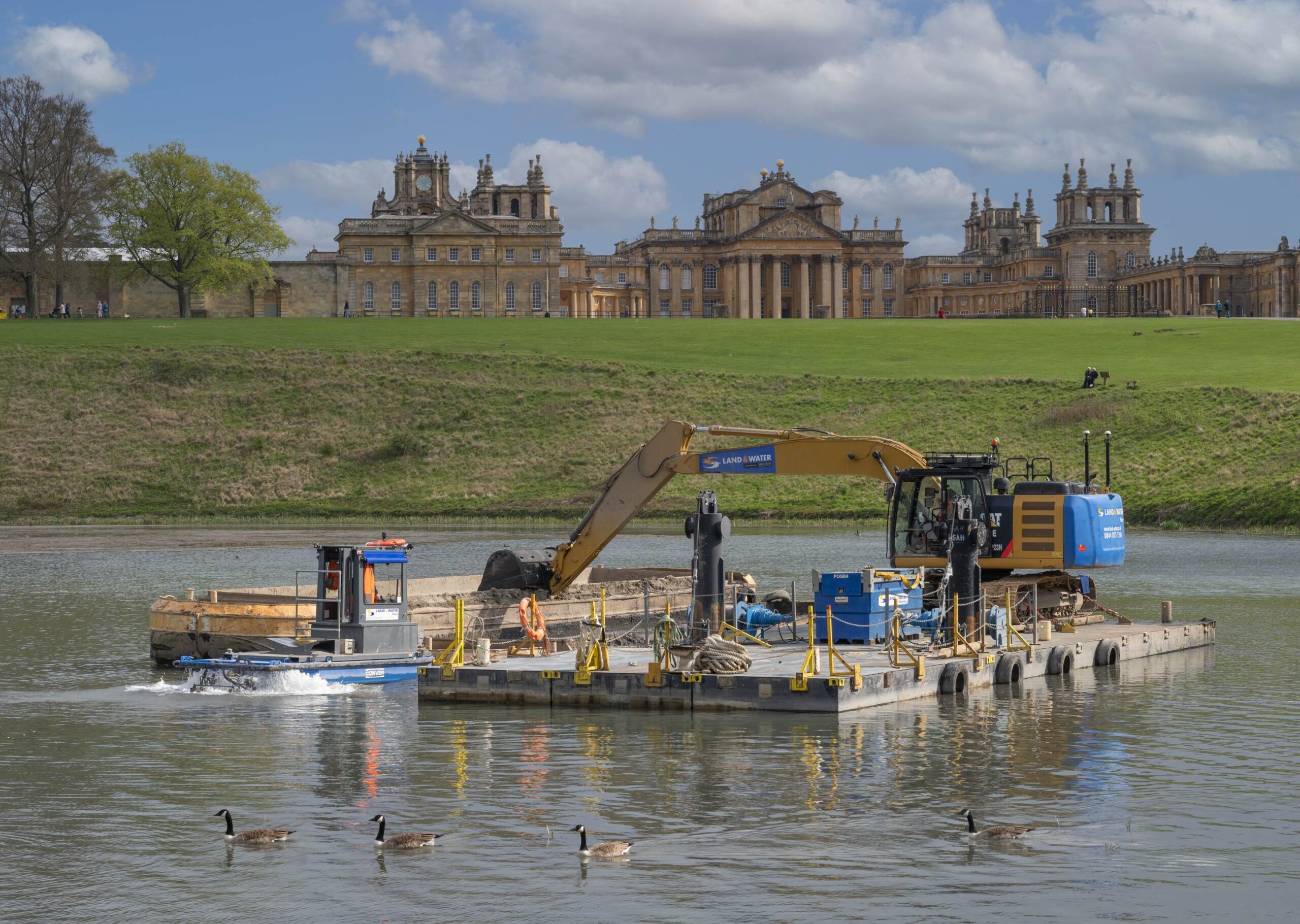 Blenheim Palace Lake Restoration